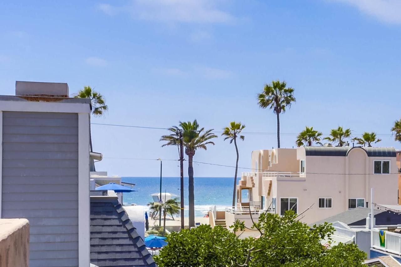 Stunning Ocean View Home W Rooftop Terrace, Firepit, Fast Wifi, Ac & Parking! San Diego Eksteriør billede