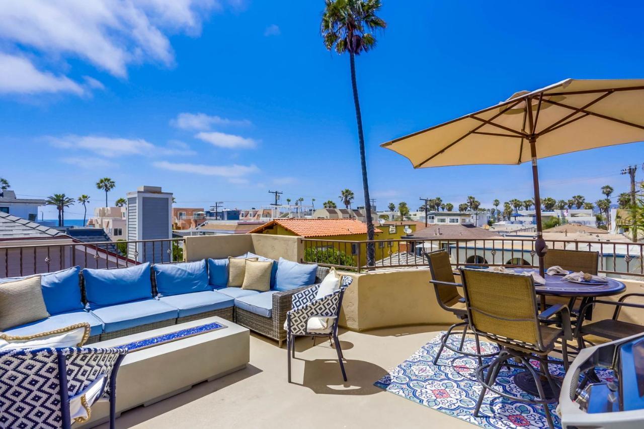 Stunning Ocean View Home W Rooftop Terrace, Firepit, Fast Wifi, Ac & Parking! San Diego Eksteriør billede