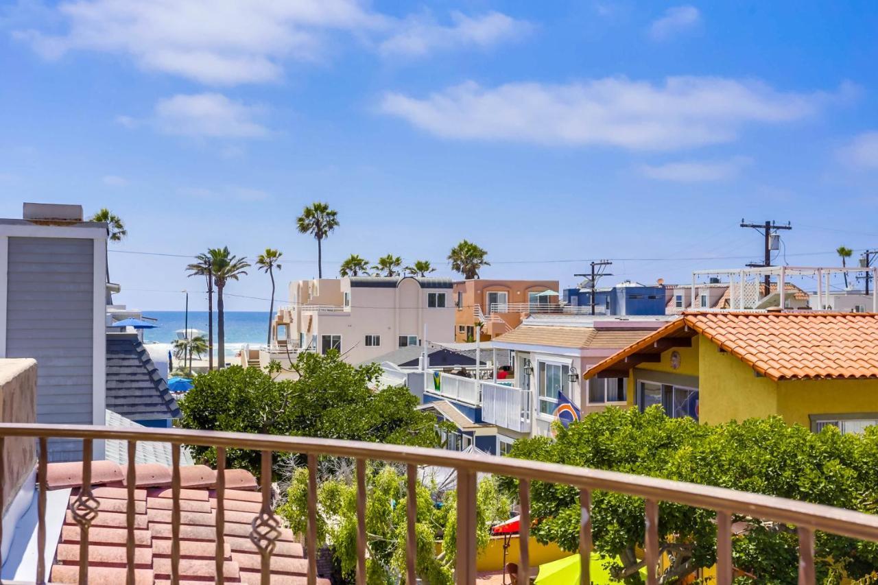 Stunning Ocean View Home W Rooftop Terrace, Firepit, Fast Wifi, Ac & Parking! San Diego Eksteriør billede