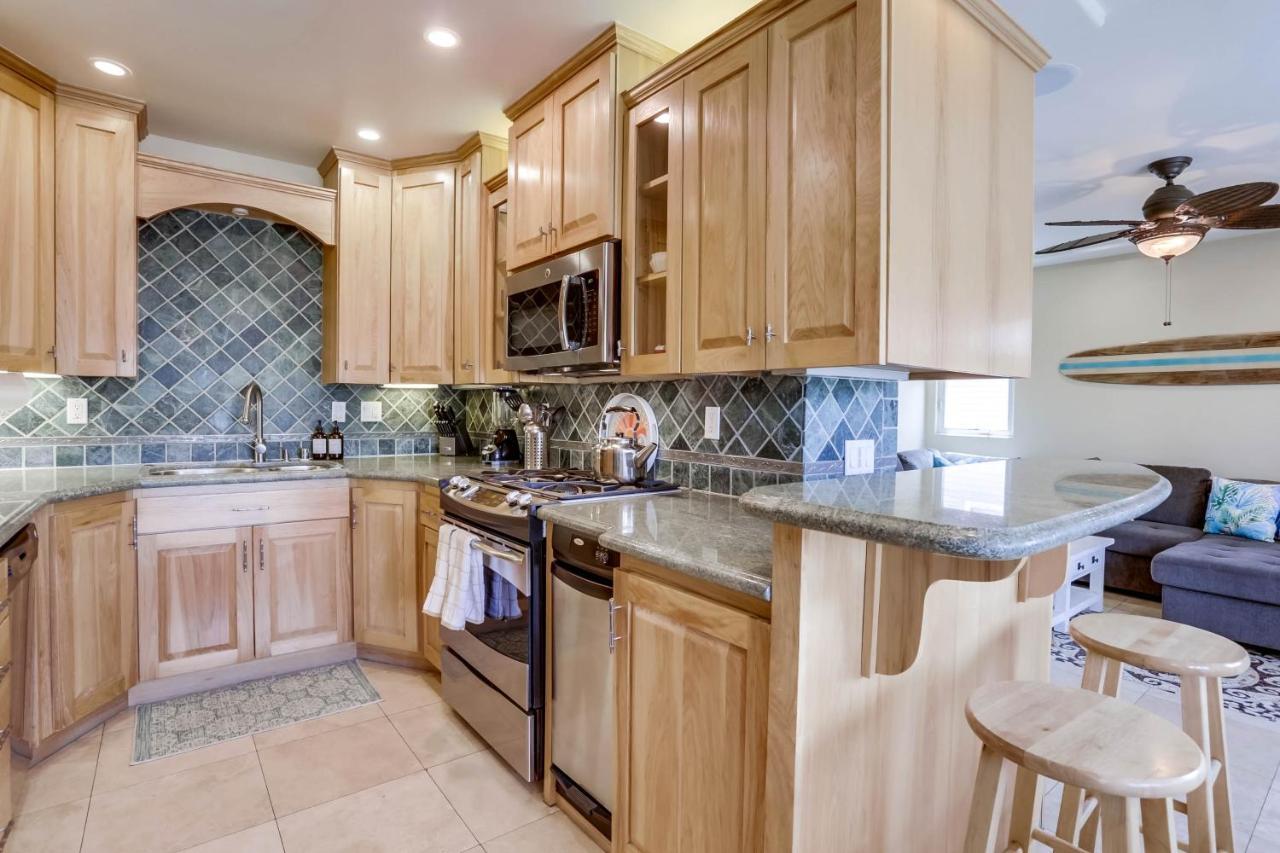 Stunning Ocean View Home W Rooftop Terrace, Firepit, Fast Wifi, Ac & Parking! San Diego Eksteriør billede