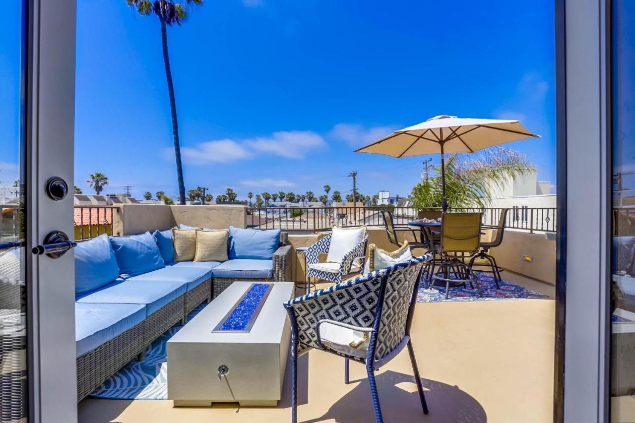 Stunning Ocean View Home W Rooftop Terrace, Firepit, Fast Wifi, Ac & Parking! San Diego Eksteriør billede