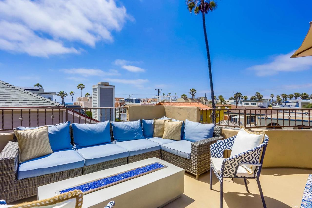 Stunning Ocean View Home W Rooftop Terrace, Firepit, Fast Wifi, Ac & Parking! San Diego Eksteriør billede